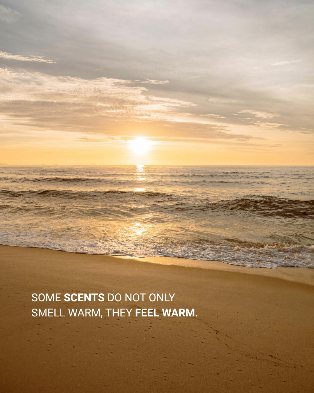Some scents do not only smell warm, they feel warm.