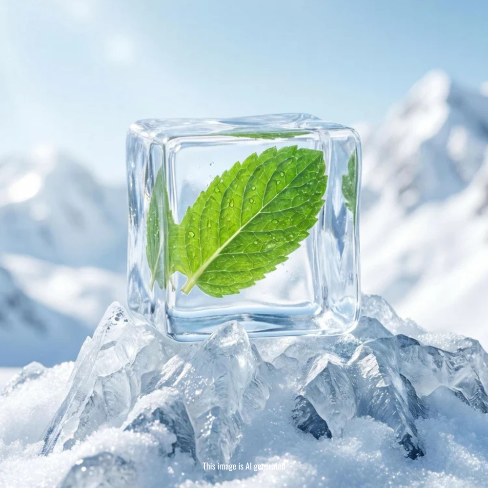 Why does mint feel cold when the room is not?