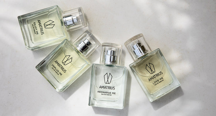 AMATRIUS Impact Scents – four eau de parfum compositions, emotional fragrance, scent and mood