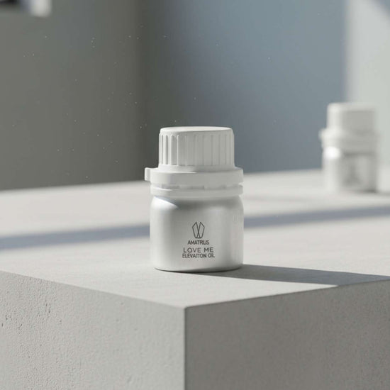 AMATRIUS Massage Elevation Oil – massage oil with Impact Scent, emotional fragrance, scent and mood in travel bottle
